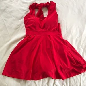 NWT red one piece bathing suit